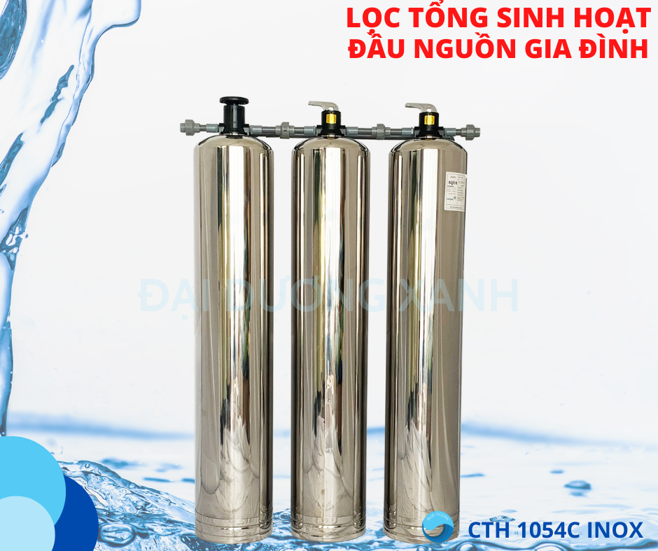 Thiết bị lọc nước sinh hoạt đầu nguồn CTH1054C INOX