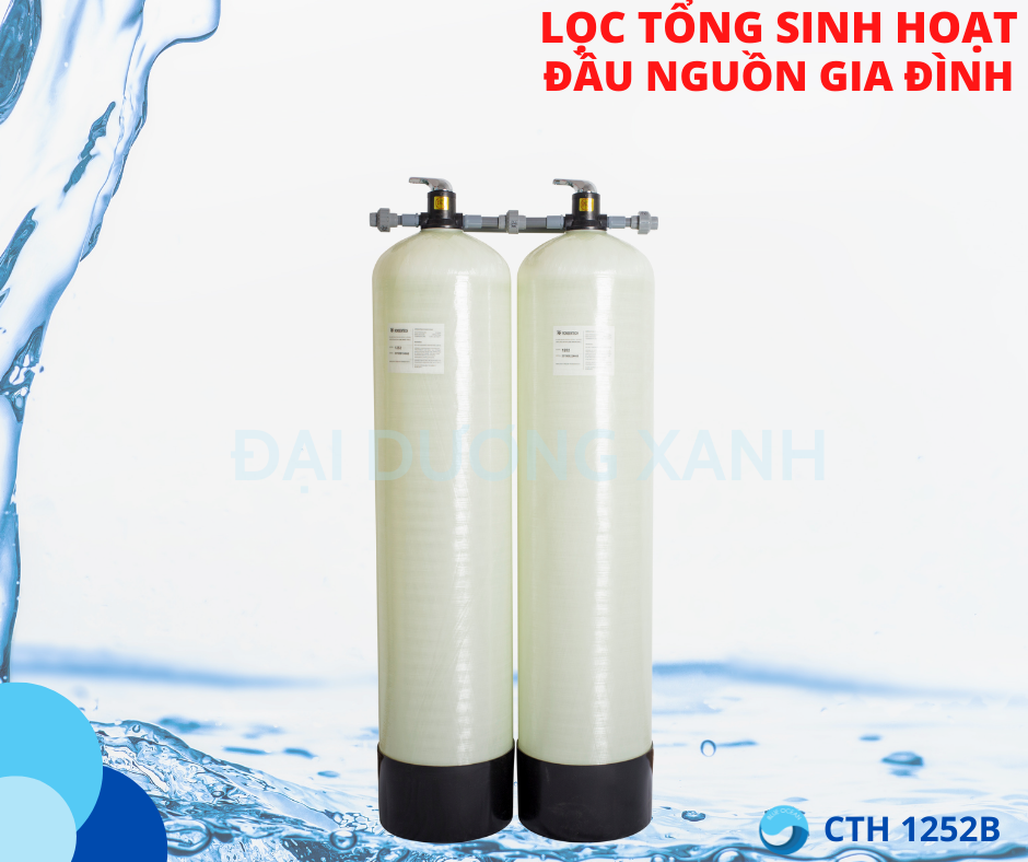 Thiết bị xử lý nước sinh hoạt đầu nguồn CTH1252B