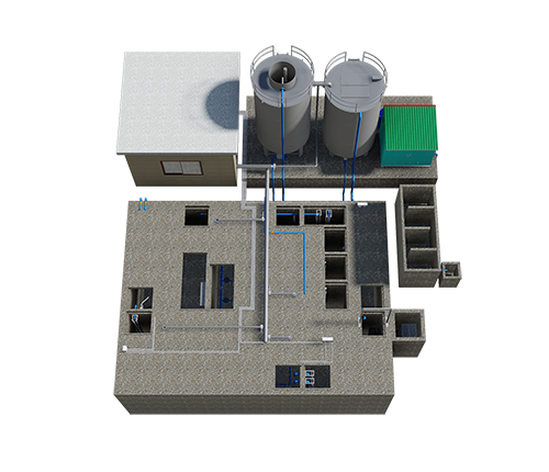 Hệ thống xử lý nước thải quy mô vừa và nhỏ
