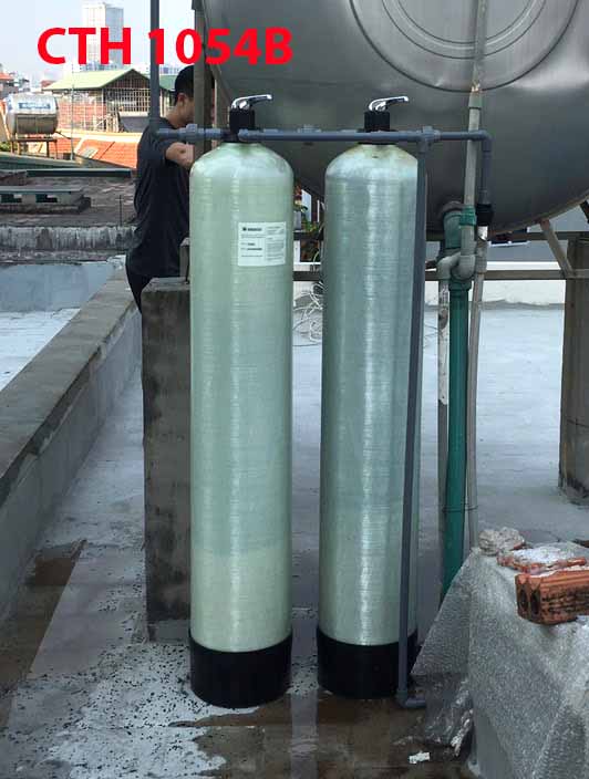 Bộ lọc tổng nước sinh hoạt cho gia đình 2 cấp
