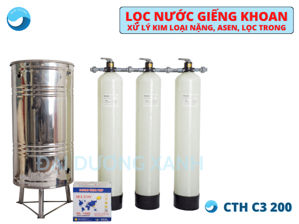 Thiết bị lọc và xử lý nước giếng khoan của đại dương xanh