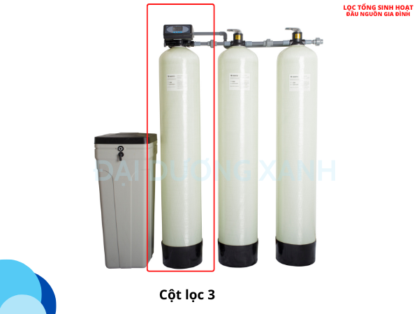 Cột lọc số 3 - lọc tổng sinh hoạt đầu nguồn gia đình