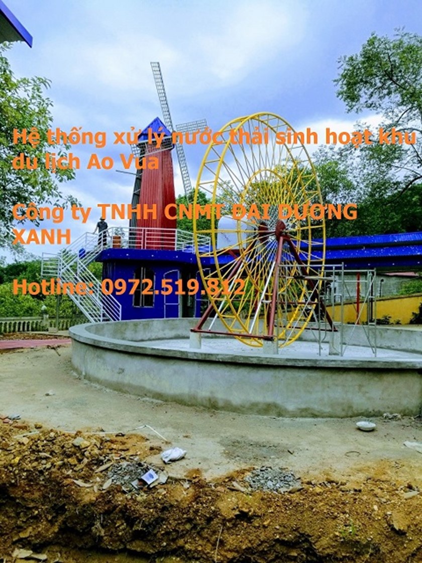 Hệ thống xử lý nước thải khu du lịch