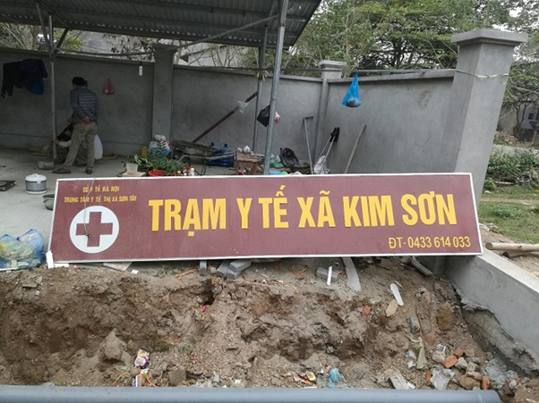 Dự án xử lý nước thải Trạm y tế Kim Sơn