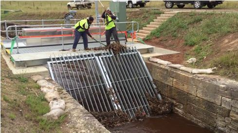 Song chắn rác giúp loại bỏ rác thải kích thước lớn