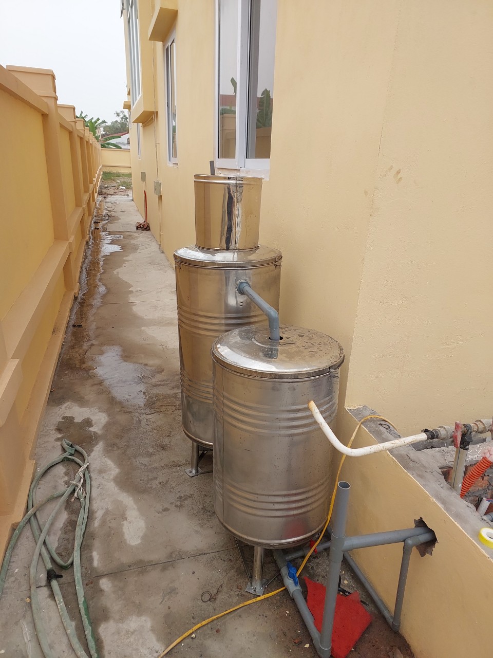 Bộ lọc 3 bình inox - bộ lọc 2 bình inox bách khoa
