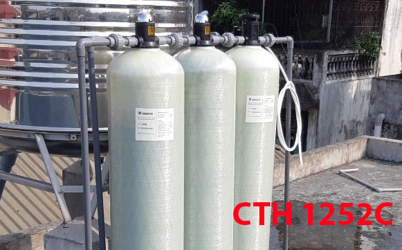 Hệ thống xử lý nước sinh hoạt đầu nguồn CTH 1252C lắp ngoài trời