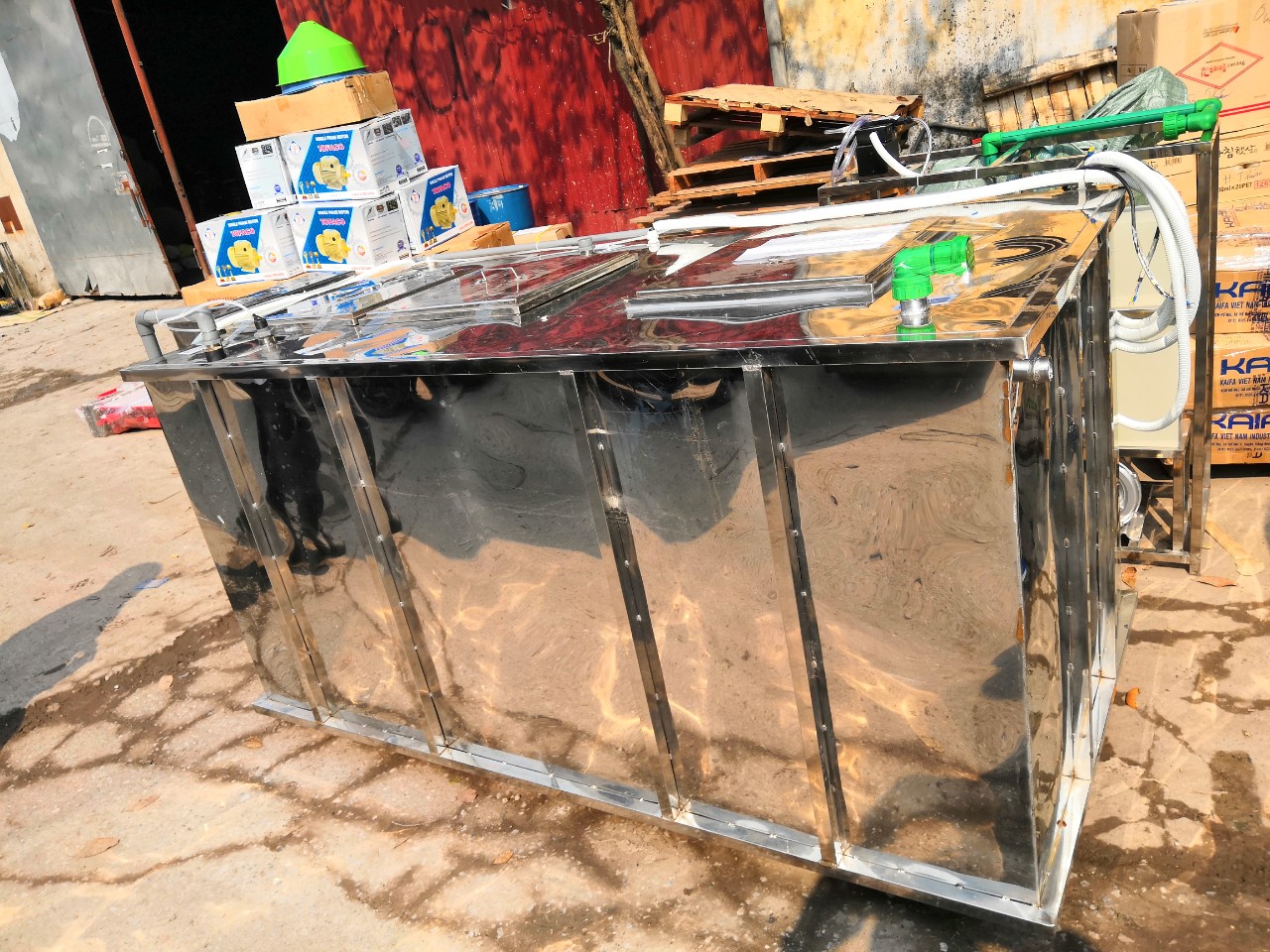 Thiết bị xử lý nước thải mini hợp khối