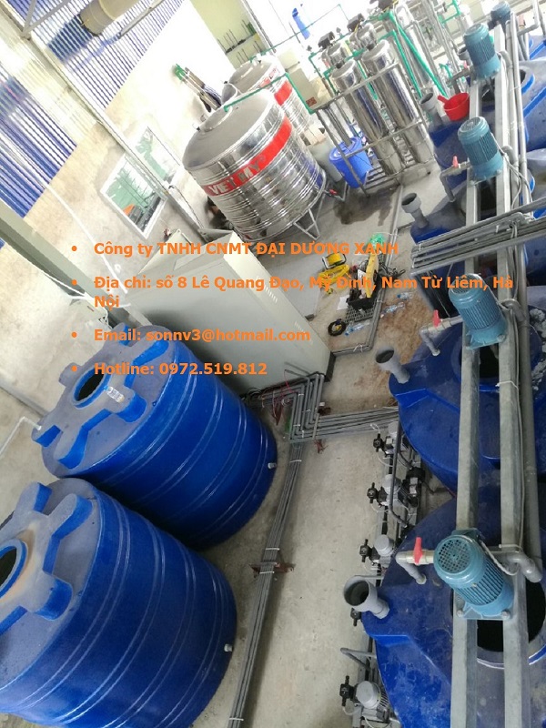 Toàn cảnh hệ thống xử lý nước thải mạ bề mặt kim loại