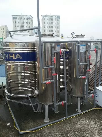 Thiết bị lọc nước giếng khoan công nghiệp Đại Dương Xanh