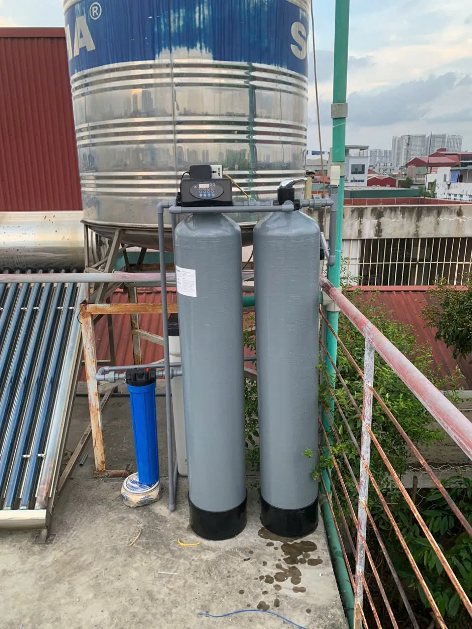 Hệ Thống Lọc Tổng Toàn Diện van tự động 2 cột