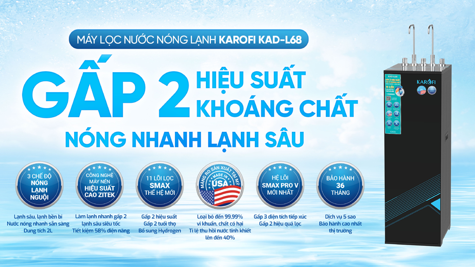 Máy lọc nước Karofi L68