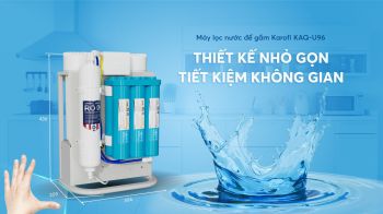 Máy lọc nước RO Karofi KAQ-U96 siêu gọn gàng