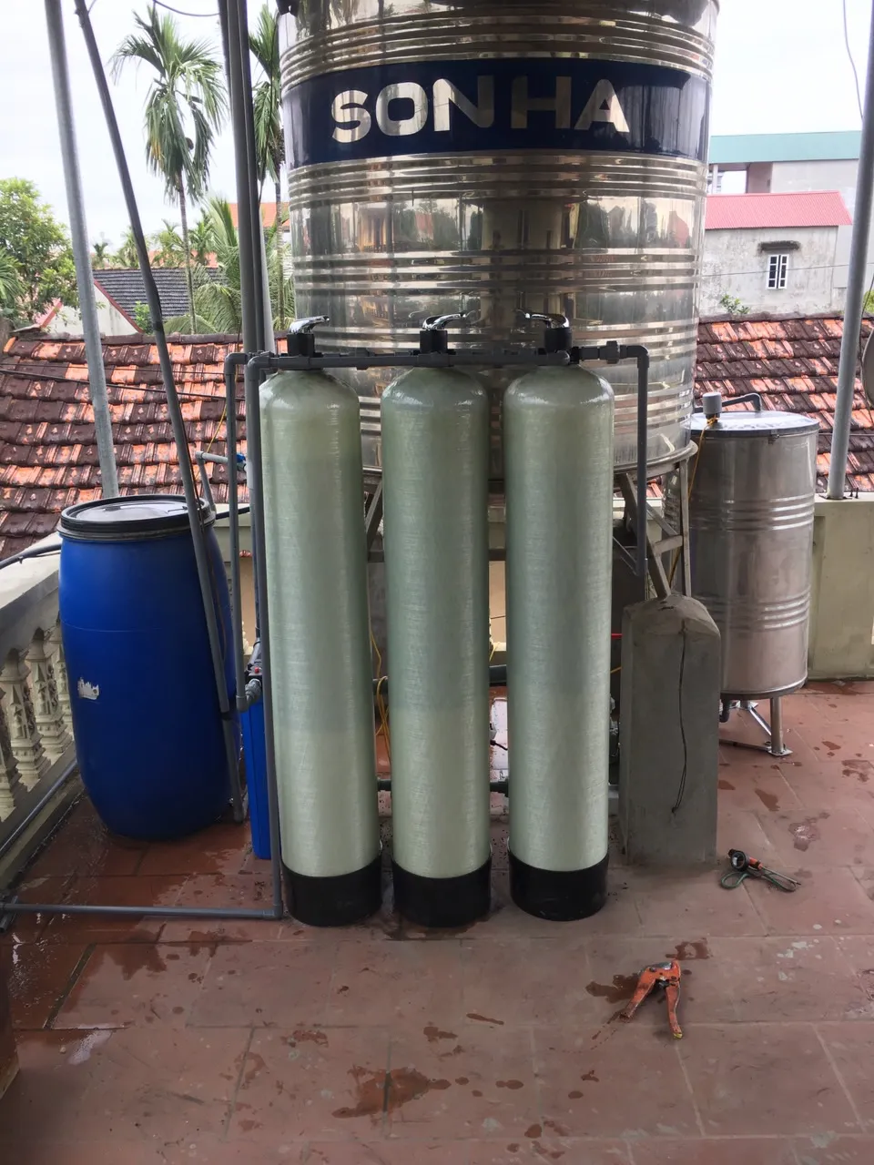 hệ thống lọc nước thô sinh hoạt gia đình